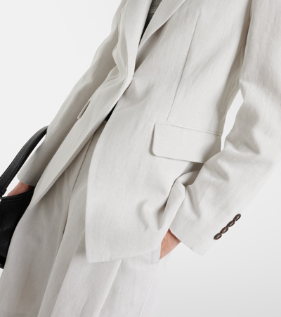 Brunello Cucinelli Blazer In White