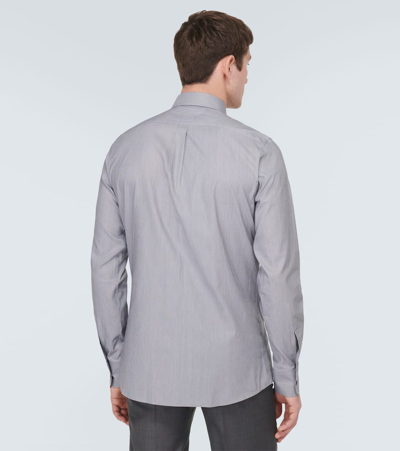 Shop Dolce & Gabbana Cotton Shirt In Grey