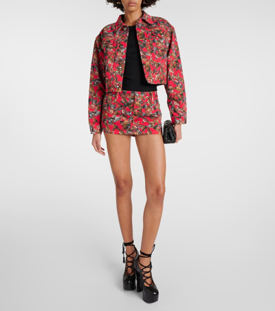 Vivienne Westwood Printed Cotton Skirt In Multicoloured