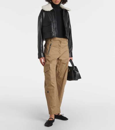 Proenza Schouler Glove Mesh Ballet Flats In Black