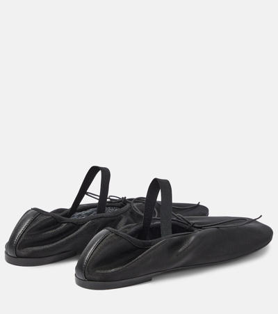 Shop Proenza Schouler Glove Mesh Ballet Flats In Black