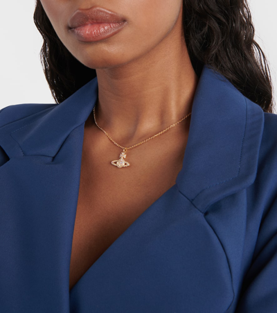 Vivienne Westwood Grace Bas Relief Pendant Necklace In Multicoloured