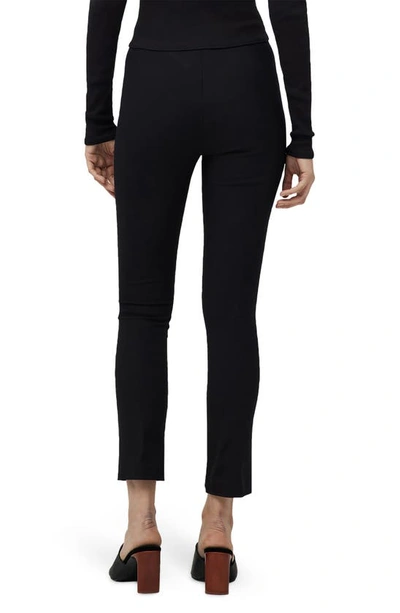 Rag & Bone Nina High-rise Coated Ankle Skinny Jeans In Black