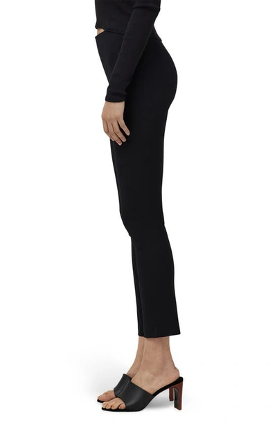 Rag & Bone Nina High-rise Coated Ankle Skinny Jeans In Black