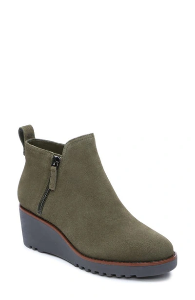 Shop Sanctuary Evolve Wedge Bootie In Olive Oil
