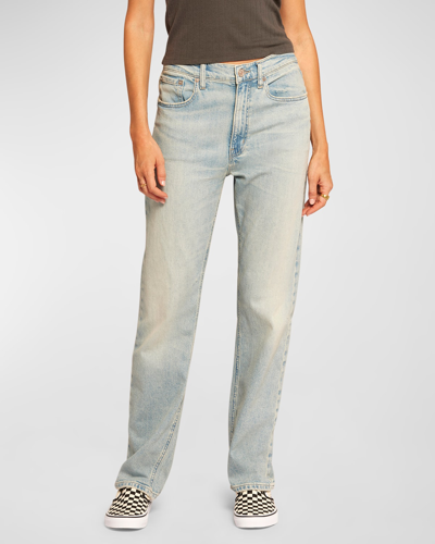 Shop Current Elliott The Cody Straight Jeans In Dusk