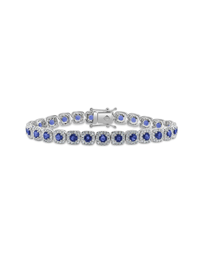 Sabrina Designs 14k 8.28 Ct. Tw. Diamond & Sapphire Bracelet
