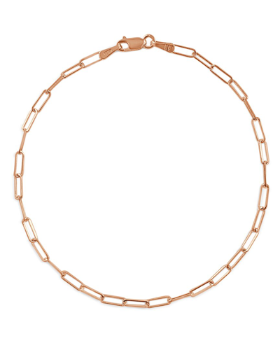 Shop Sabrina Designs 14k Rose Gold Paperclip Bracelet