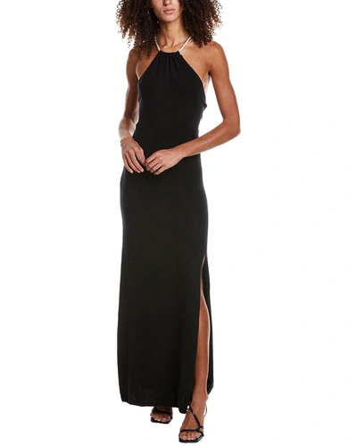 Shop Joostricot Jewel Wool & Alpaca-blend Maxi Dress In Black