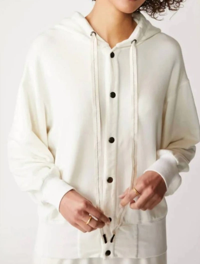 Stateside Softest Fleece Snap Jacket (not Cream) In Denim In Multi