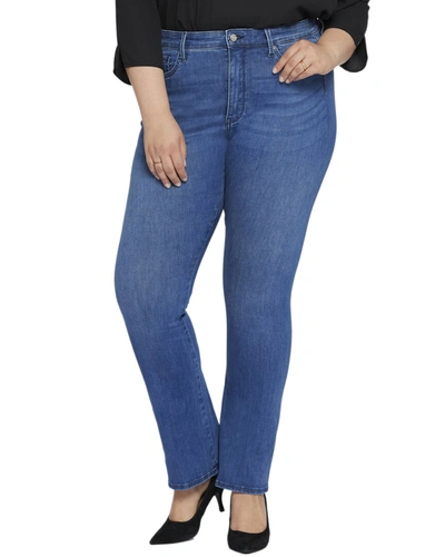Shop Nydj Plus Seamless Amour Bootcut Jean In Blue