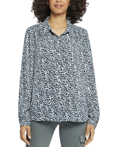 Shop Nydj Modern Blouse In Multi