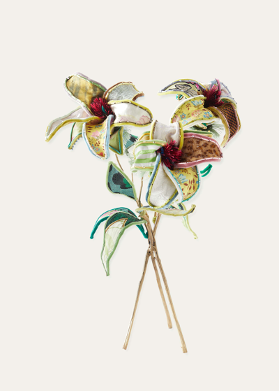 Elizabeth Hayt Yellow Bouquet Decorative Accent In Yellow