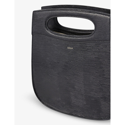 Shop Soeur Cheri Leather Cross-body Bag In Black