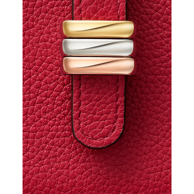 Shop Cartier Ruby Trinity Leather Card Holder