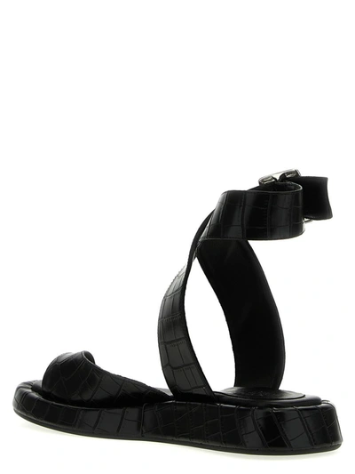 Shop Gia Borghini 'roxanne' Sandals In Black