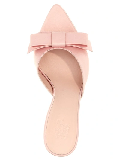 Shop Gia Borghini 'honorine' Mules In Pink
