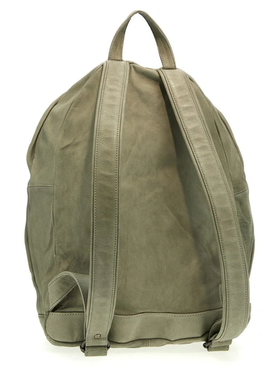 Shop Giorgio Brato Leather Backpack In Green