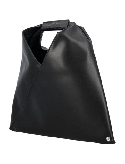 Shop Mm6 Maison Margiela Mini Japanese Bag In Black