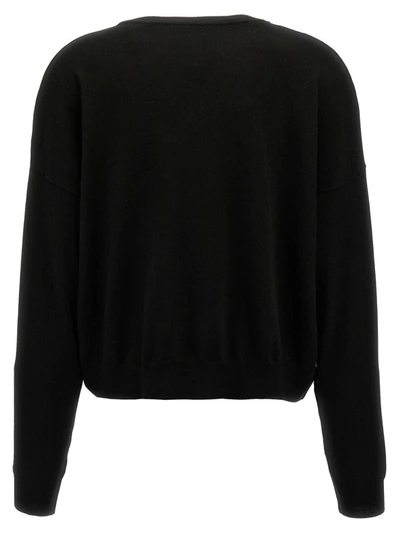 Shop Moschino 'bubble Bobble' Sweater In Black