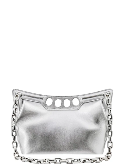 Shop Alexander Mcqueen The Peak In Silver