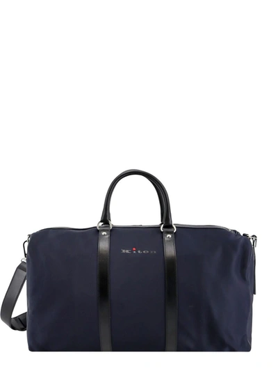 Shop Kiton Duffle Bag In Blue