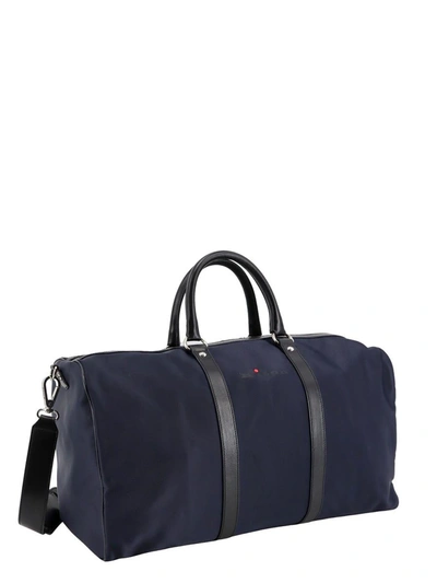 Shop Kiton Duffle Bag In Blue