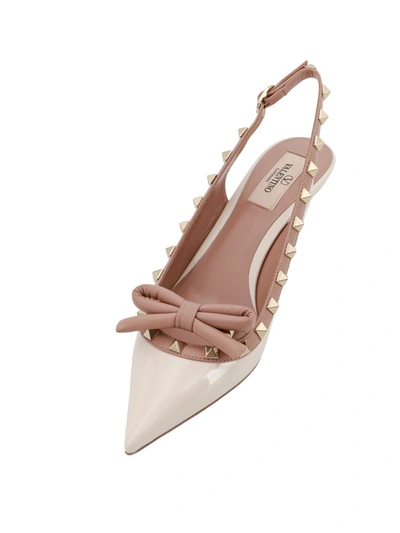 Shop Valentino Garavani Slingback In White