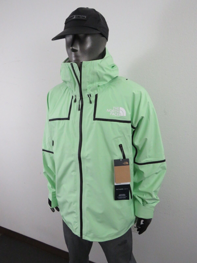 Pre-owned The North Face Mens  Rmst Remastered Futurelight Hooded Mountain Jacket - Green In Patina Green / Tnf White Logo