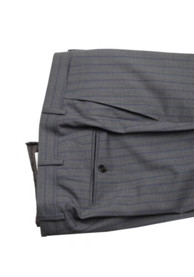 Pre-owned Zegna Ermenegildo  Mila Gray Striped Suit Size 50 / 40r U.s.