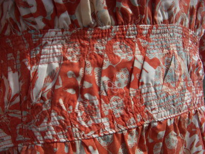 Pre-owned Ulla Johnson Kiri Orange Blossom Ruffled Mini Dress 100% Cotton Chose 6, 8 Or 10 In Pink