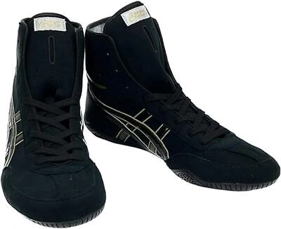 Pre-owned Asics Wrestling Boxing Shoes Prime Atack Black Gold