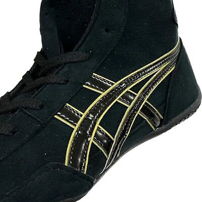 Pre-owned Asics Wrestling Boxing Shoes Prime Atack Black Gold