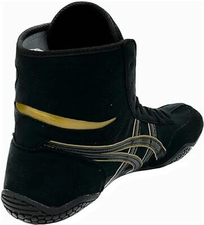 Pre-owned Asics Wrestling Boxing Shoes Prime Atack Black Gold