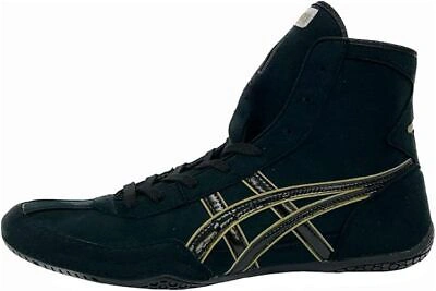Pre-owned Asics Wrestling Boxing Shoes Prime Atack Black Gold