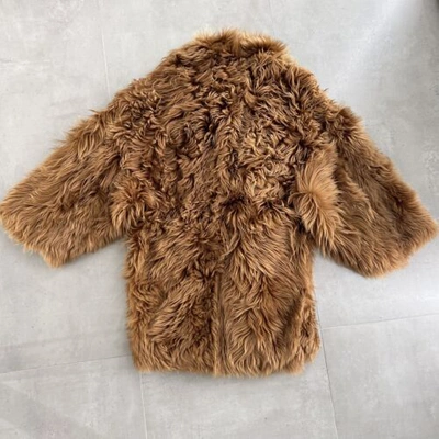 Pre-owned Saint Laurent Fur Overcoat In All Size In Brown