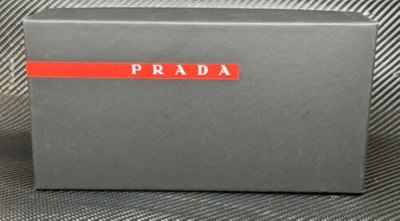 Pre-owned Prada Linea Rossa Ps 01zs Dg002g Black Grey Polarized 56 Mm Sunglasses In Gray