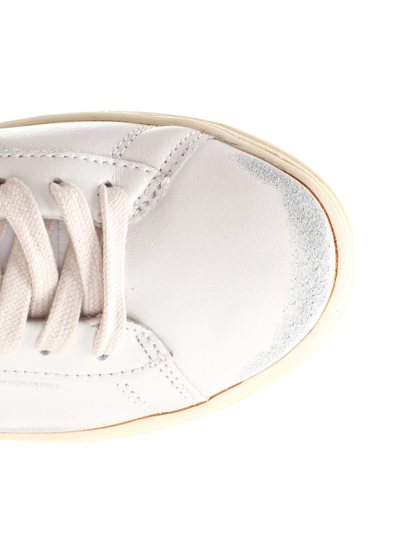 Autry White Lace-up Sneakers In Bianco