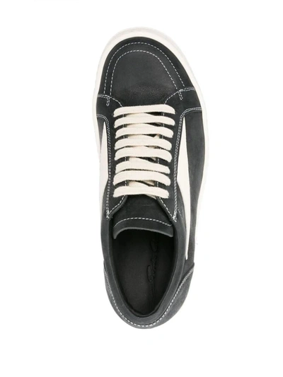 Shop Rick Owens Vintage Sneakers Shoes In Black