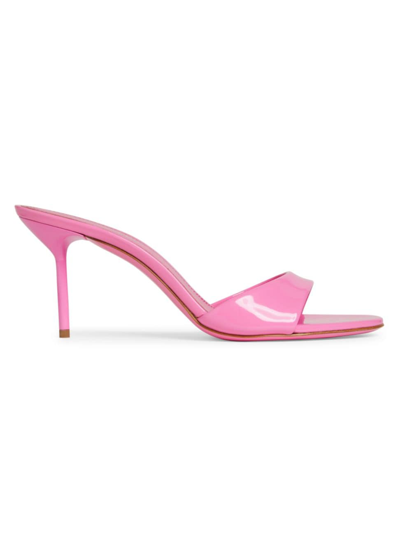 Shop Paris Texas Women's Lidia 70mm Patent Leather Mules In Pink