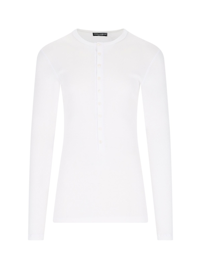 Shop Dolce & Gabbana 'serafino' T-shirt In White