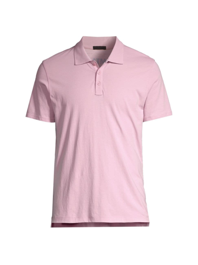 Shop Atm Anthony Thomas Melillo Men's Classic Jersey Slim-fit Polo In Misty Mauve