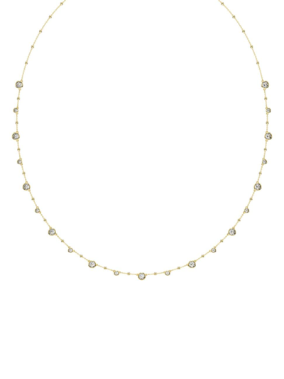 Shop Swarovski Women's Imber Strandage Gold-plated & Crystal Necklace In Yellow Gold
