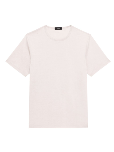 Shop Theory Men's Precise Luxe Cotton T-shirt In Vapor