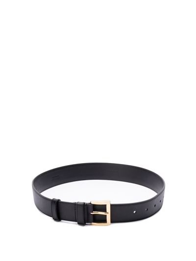 Prada Black Saffiano Leather Belt