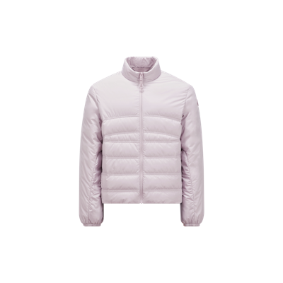 Shop Moncler Collection Doudoune Courte Cayo In Violet