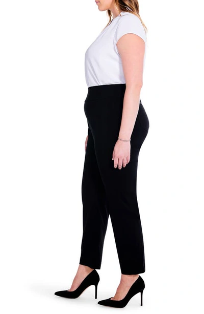Nic + Zoe Wonderstretch Pocket Pants In Black Onyx