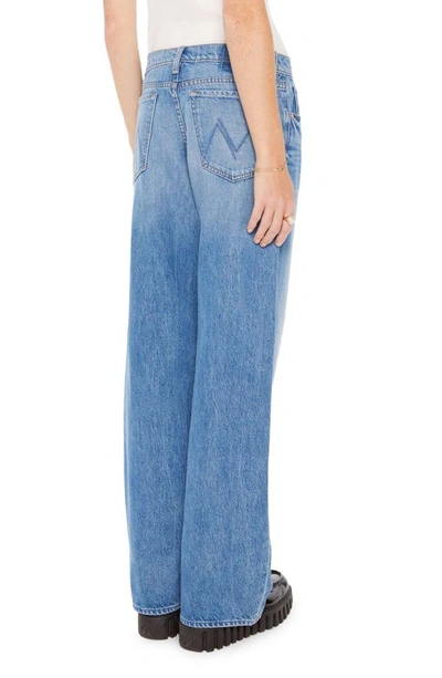 Shop Mother The Down Low Spinner Sneak Nonstretch Baggy Jeans In Love Line