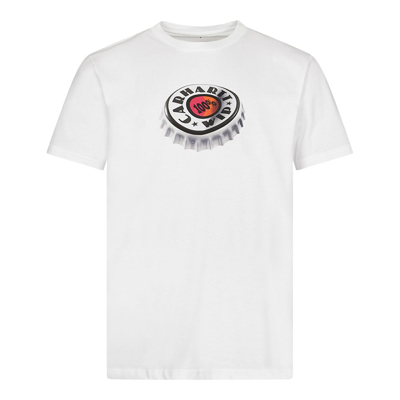 Shop Carhartt Bottle Cap T-shirt In White