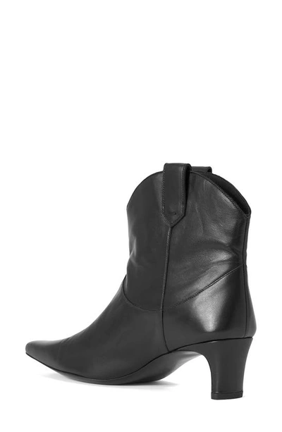 Shop Staud Wally Western Bootie In Black